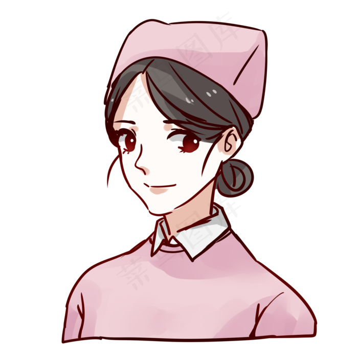 医疗卫生护士人物插画