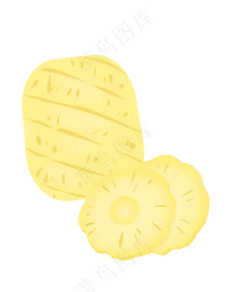 水果菠萝卡通小吃