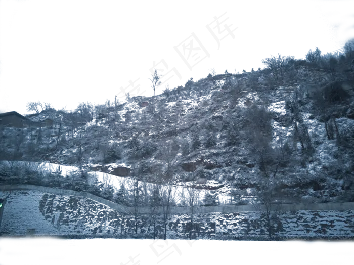 连绵起伏自然群山
