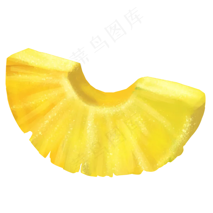 黄色菠萝水果(2000X2000(DPI:300))psd模版下载