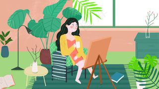 春天小清新宅女生活配图