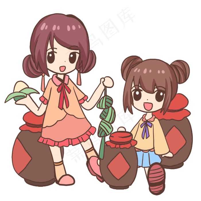 端午节粽子与糯米酒