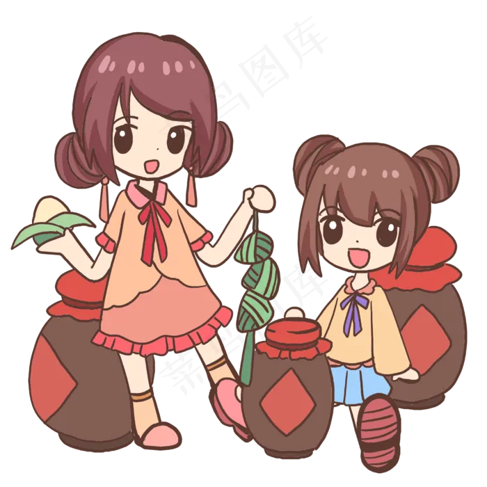 端午节粽子与糯米酒(2480X2480(DPI:299))psd模版下载