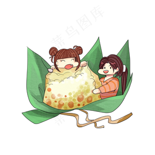 一起开心的吃粽子吧大家