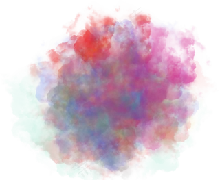 五彩缤纷彩色烟雾,免抠元素