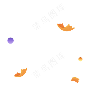 漂浮渐变PNG素材,免抠元素