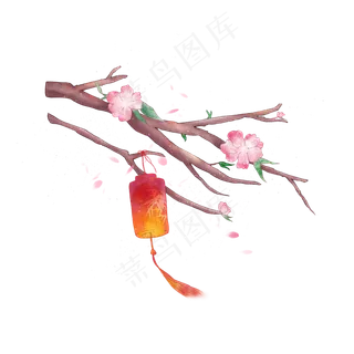 手绘中国风灯笼