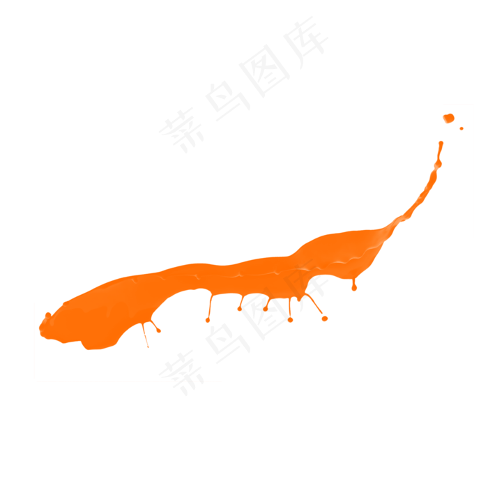 果汁橙汁飞溅,免抠元素(2000X2000(DPI:300))psd模版下载