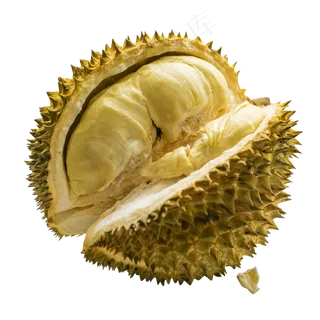 打开的榴莲,免抠元素