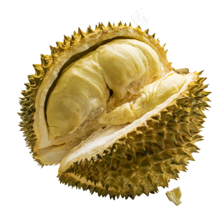 打开的榴莲,免抠元素