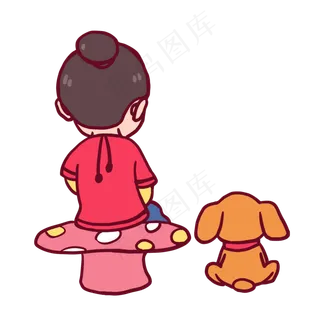 六一儿童节带着狗狗去玩耍