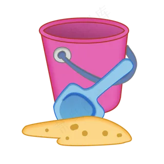 卡通沙桶png素材