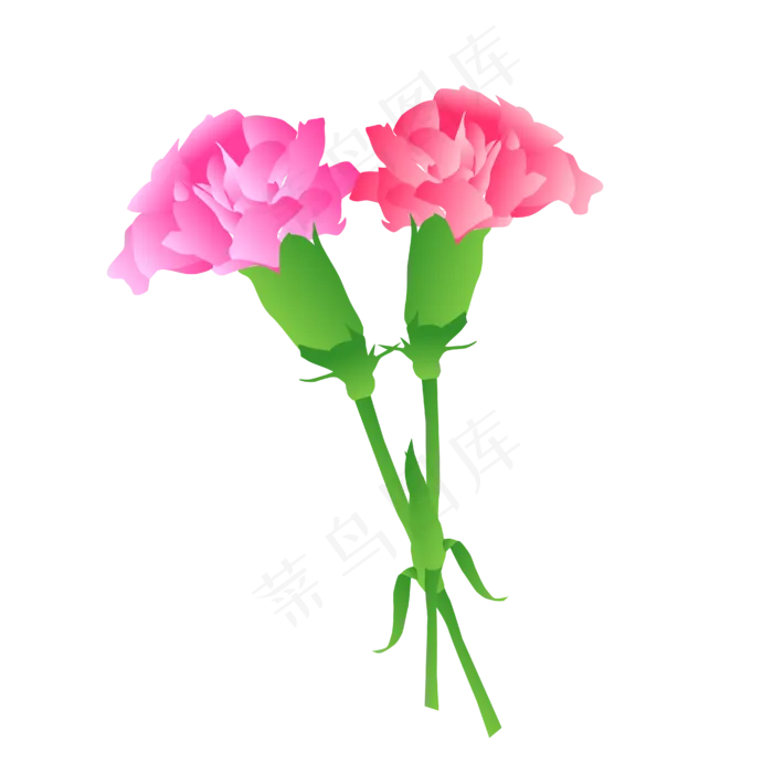 矢量免扣卡通花束(4167*4167px 300 dpi )ai矢量模版下载