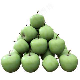 美食集合一堆青苹果