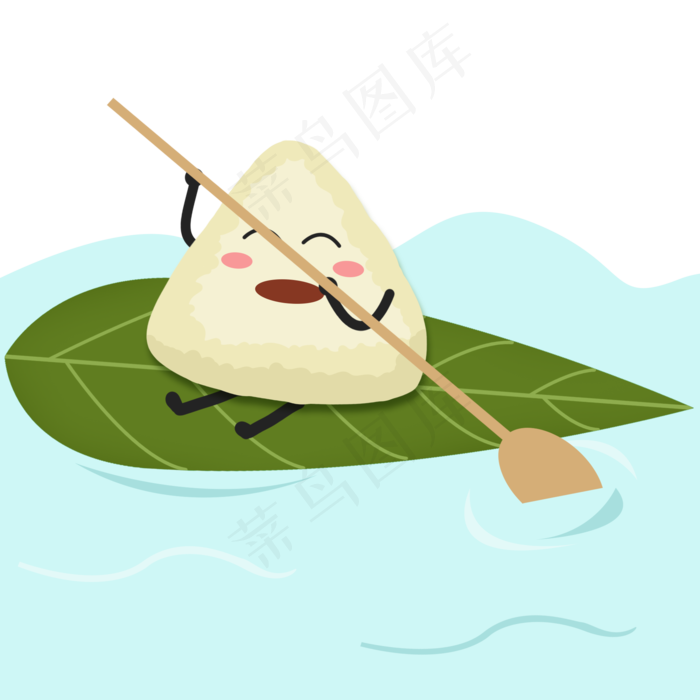 粽叶船端午节粽子节