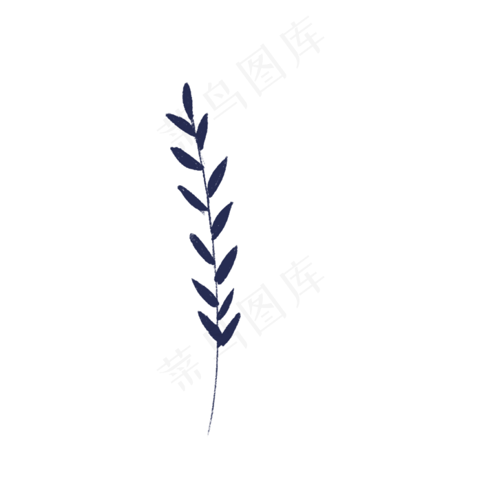 卡通植物枝条下载(2000X2000(DPI:300))psd模版下载