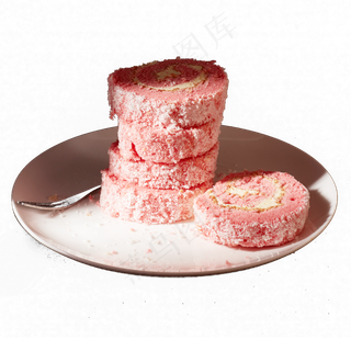 下午茶草莓蛋糕