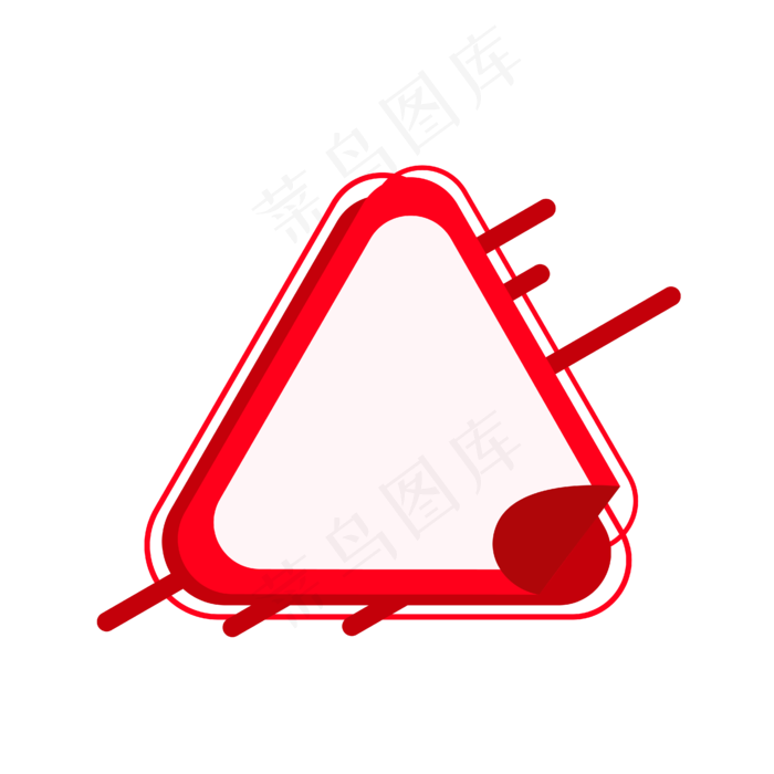 几何优惠券边框