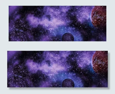 梦幻星空闪耀宇宙蓝