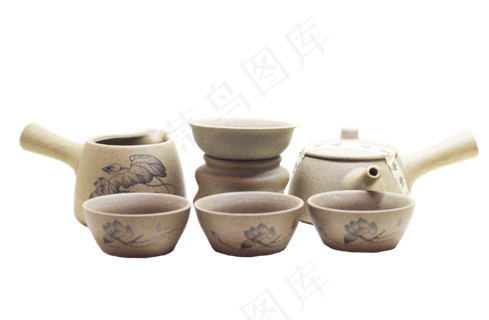 茶具陶艺组合,免抠元素