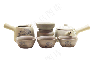 茶具陶艺组合,免抠元素