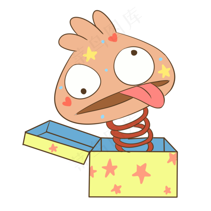 盒子里搞怪的玩偶