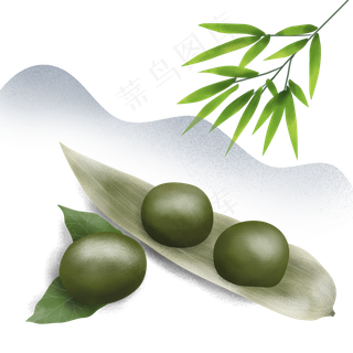 传统节日清明节糕点,免抠元素