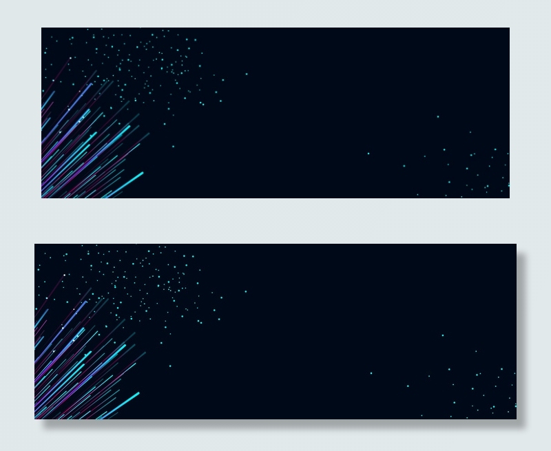 蓝色商务大气粒子banner背景