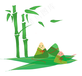 端午节竹子粽子