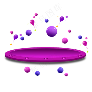 618促销装饰舞台小元素多边形c4d