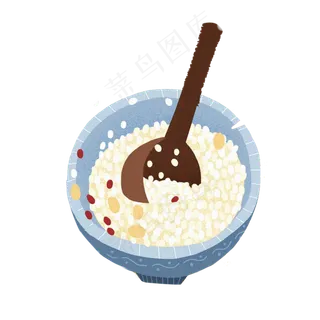 端午节一碗糯米素材