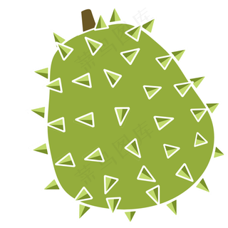 生长种植装饰画榴莲