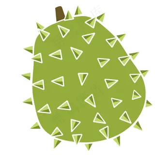 生长种植装饰画榴莲