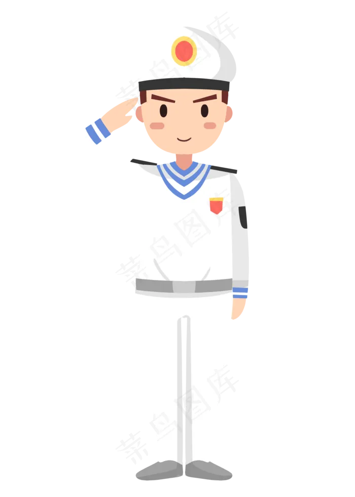 党建军人男兵军礼(2000X2800(DPI:300))psd模版下载