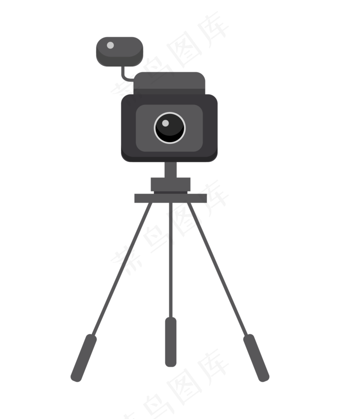 手绘摄影相机插画,免抠元素