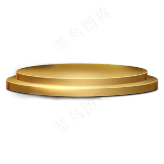 金色电商舞台装饰,免抠元素