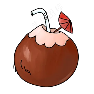 夏季水果叶子饮料