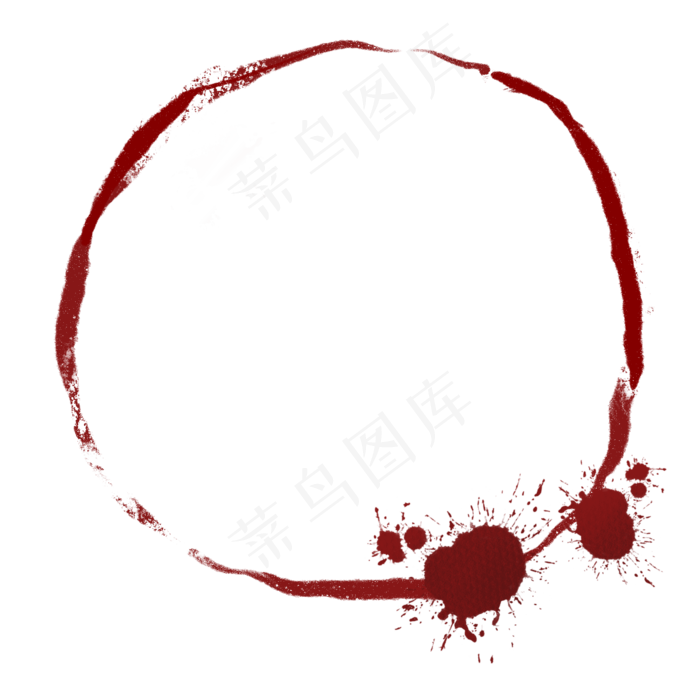 圆形不规则印章边框(2000X2000(DPI:300))psd模版下载