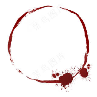 圆形不规则印章边框