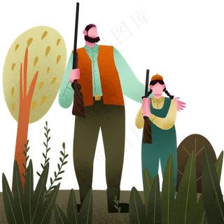 父亲节打枪击父女