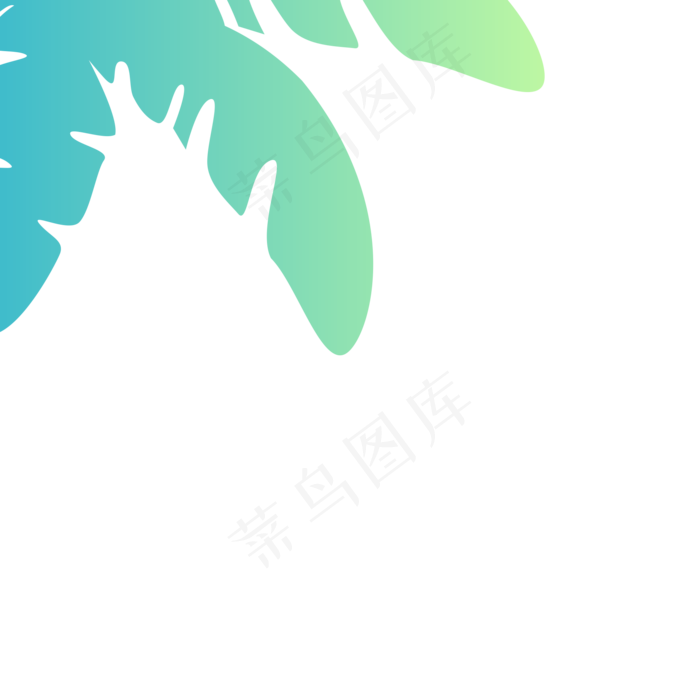 春天绿色叶子下载(2000X2000(DPI:300))psd模版下载