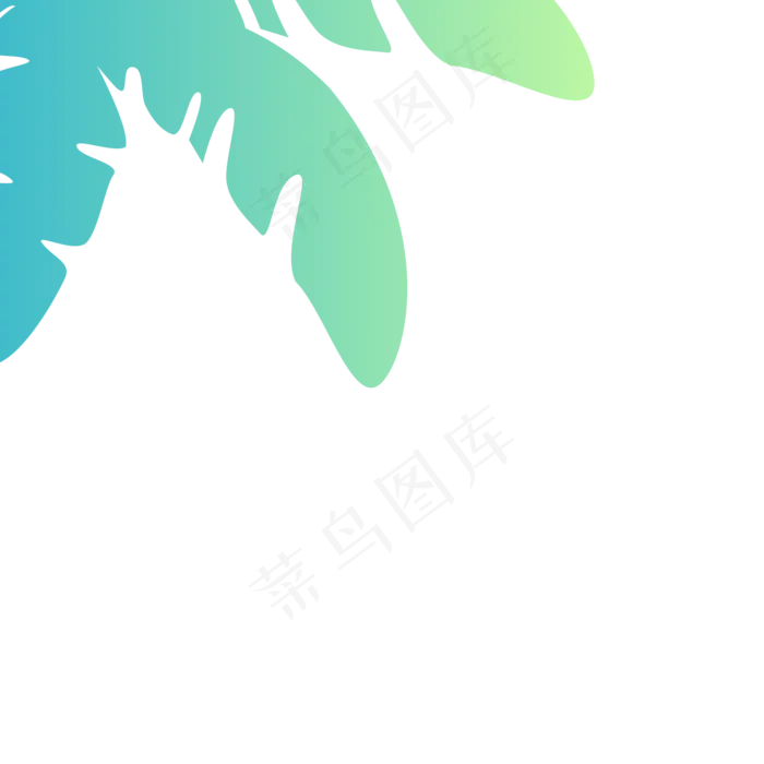 春天绿色叶子下载(2000X2000(DPI:300))psd模版下载