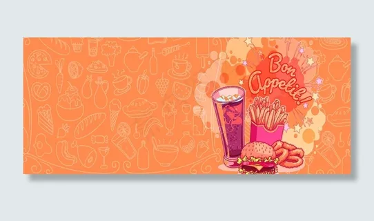 水果饮料汉堡包薯条