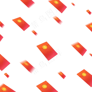 红包雨红包漂浮,免抠元素