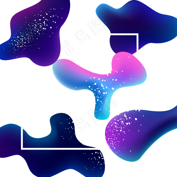 618彩色流体渐变618炫彩流(2000X2000(DPI:300))psd模版下载