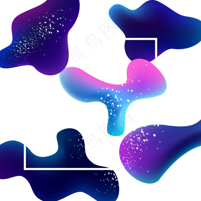 618彩色流体渐变618炫彩流(2000X2000(DPI:300))psd模版下载