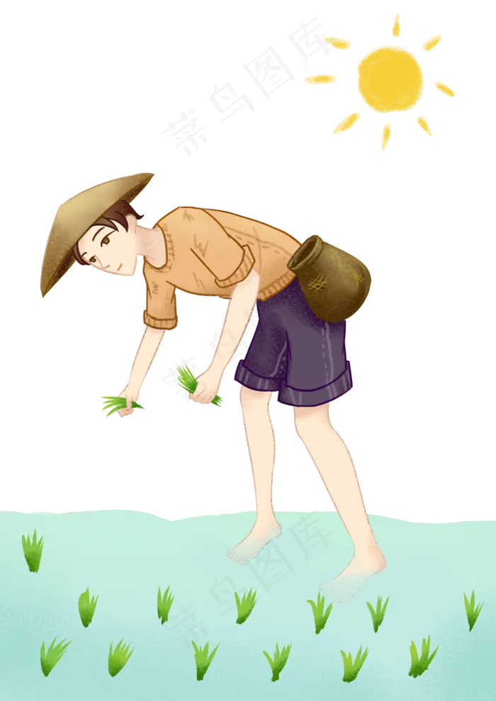 立夏播种庄稼(2480X3508(DPI:299))psd模版下载