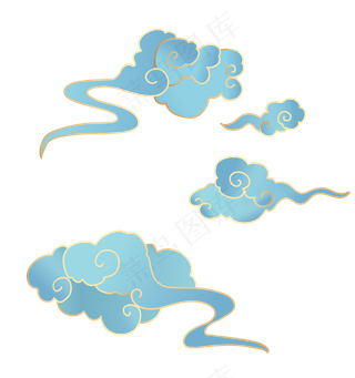 新中式国潮云纹