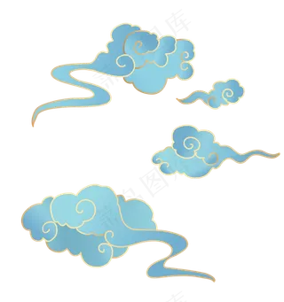 新中式国潮云纹