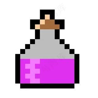 像素风格瓶子图标